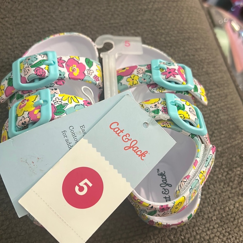 Cat&Jack toddler girl footbed sandals